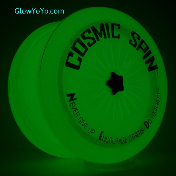 GLOW IN THE DARK YOYO Cosmic Spin